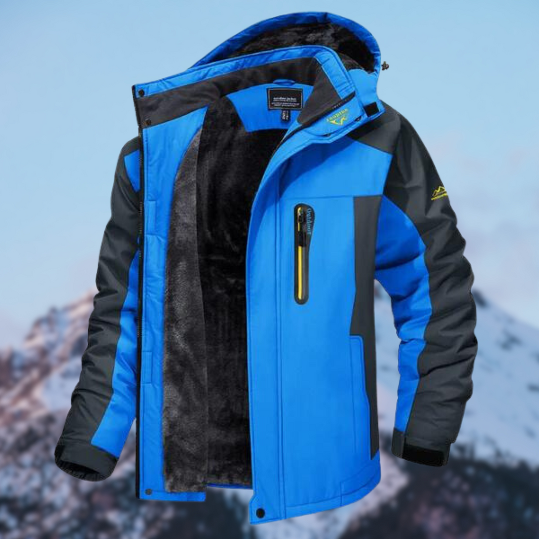 Moderner Herren Winterparka: warm, wasserfest & funktional; die ideale Herrenbekleidung für den Winter.