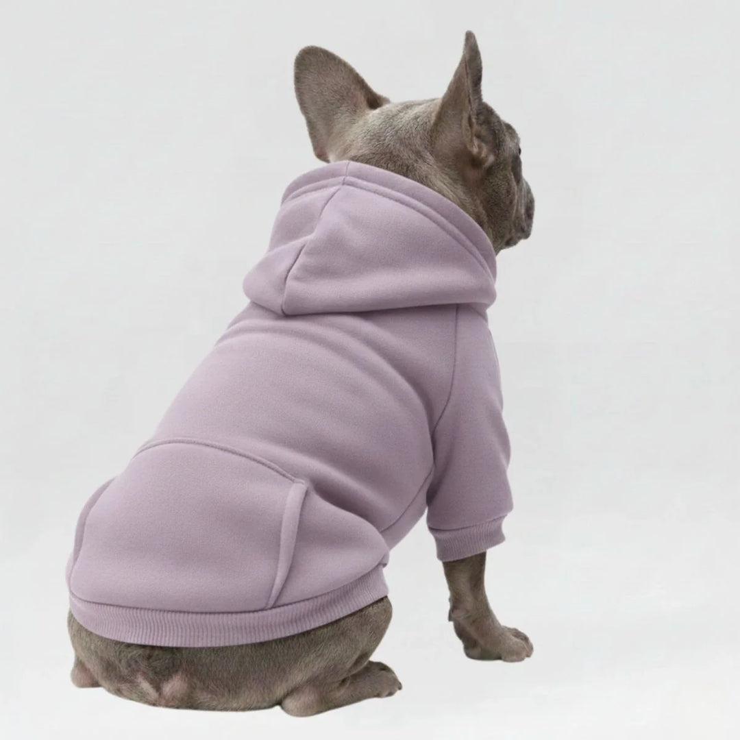 Bequemer Haustier Hoodie & Winterpullover für Hunde, stylische Hundemode im Sportstil mit Taschen.