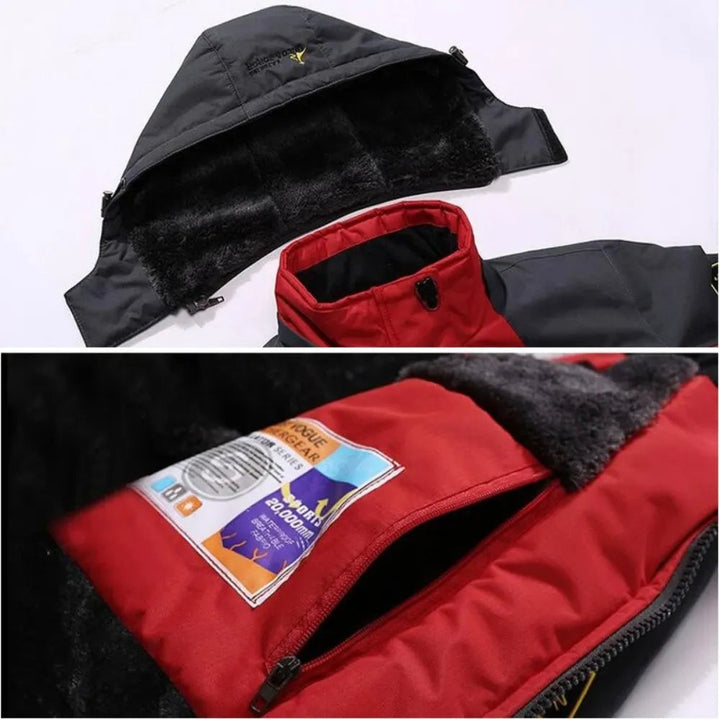 Hochwertiger Herrenparka, atmungsaktiv & wasserabweisend für optimalen Schutz im Winter bei Outdoor-Aktivitäten.