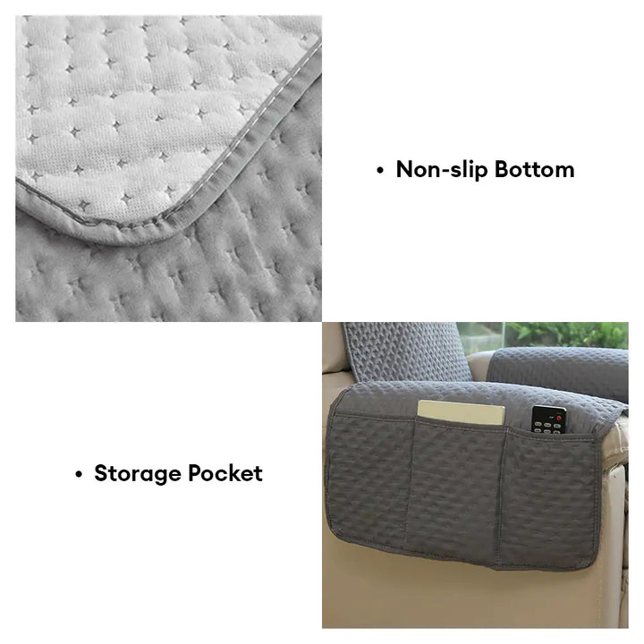Moderner, einfarbiger Sofaüberzug, wasserabweisend; elastisch & rutschfest, perfekt für jedes Wohnzimmer-Design.