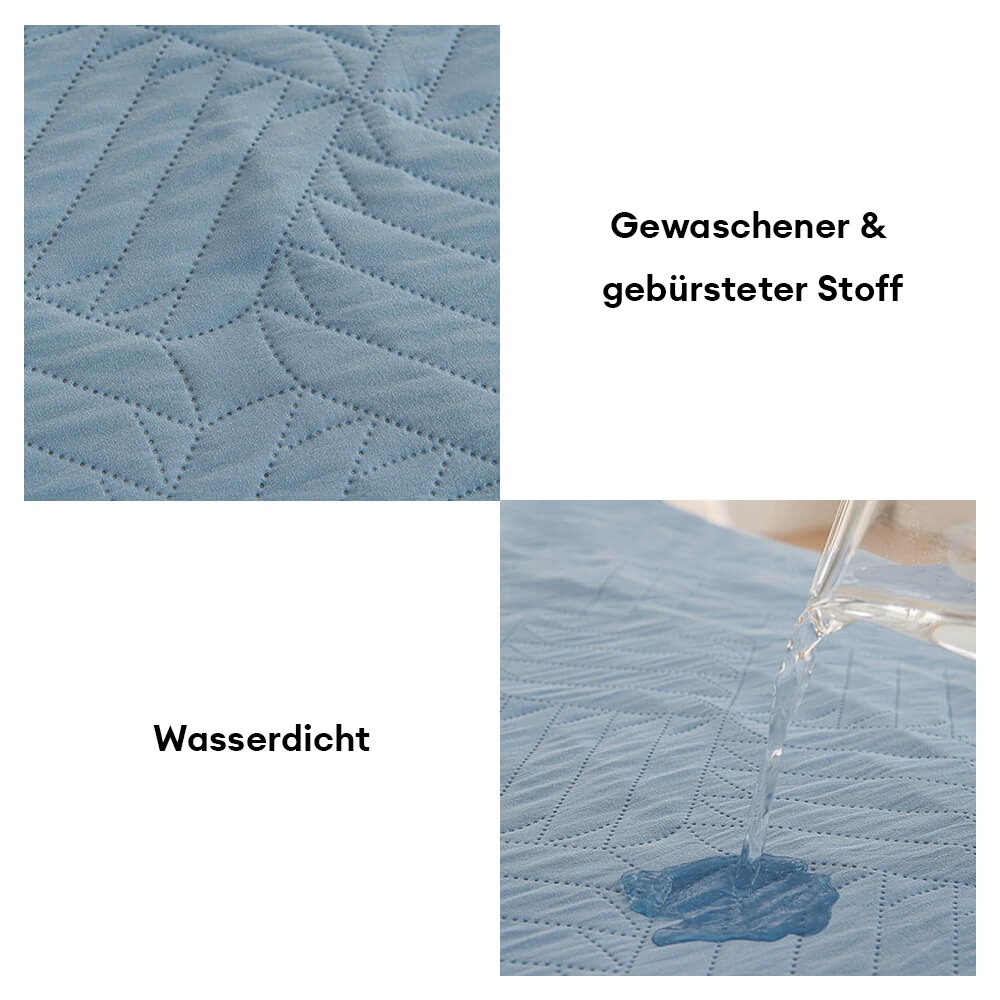 Vielseitige Schutzdecke für Haustiere, wasserfest & pflegeleicht, schont Möbel effektiv.