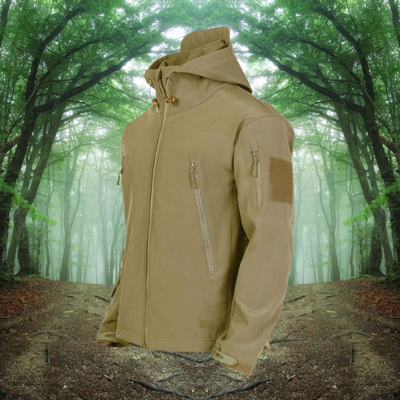 Langlebige Herren Freizeit-Outdoorjacke, wasserdicht & winddicht, bietet Komfort und Schutz.