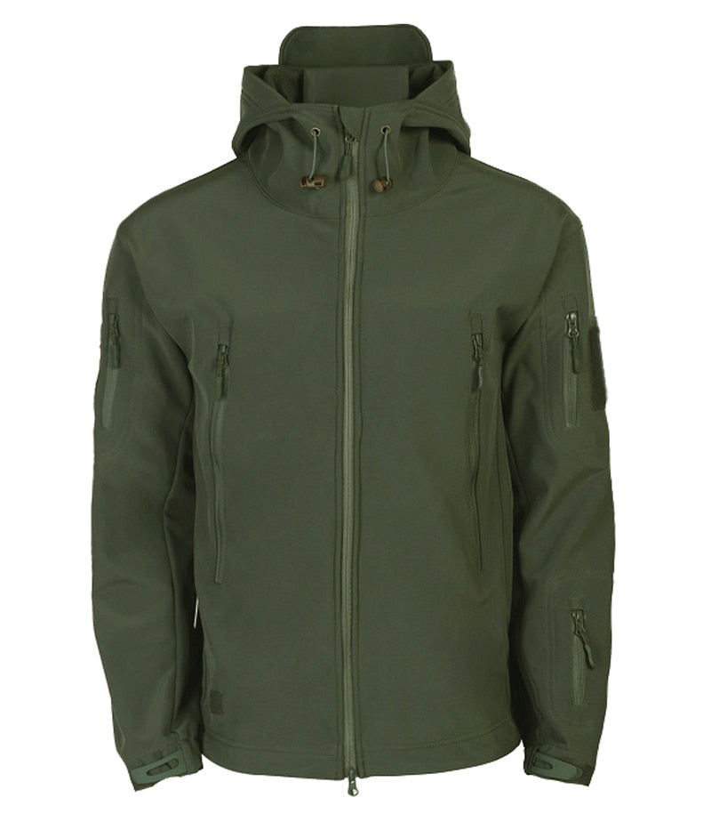 Praktische Herren Wind- und Regenjacke, wasserdicht, ideal für alle Outdoor-Sportarten.