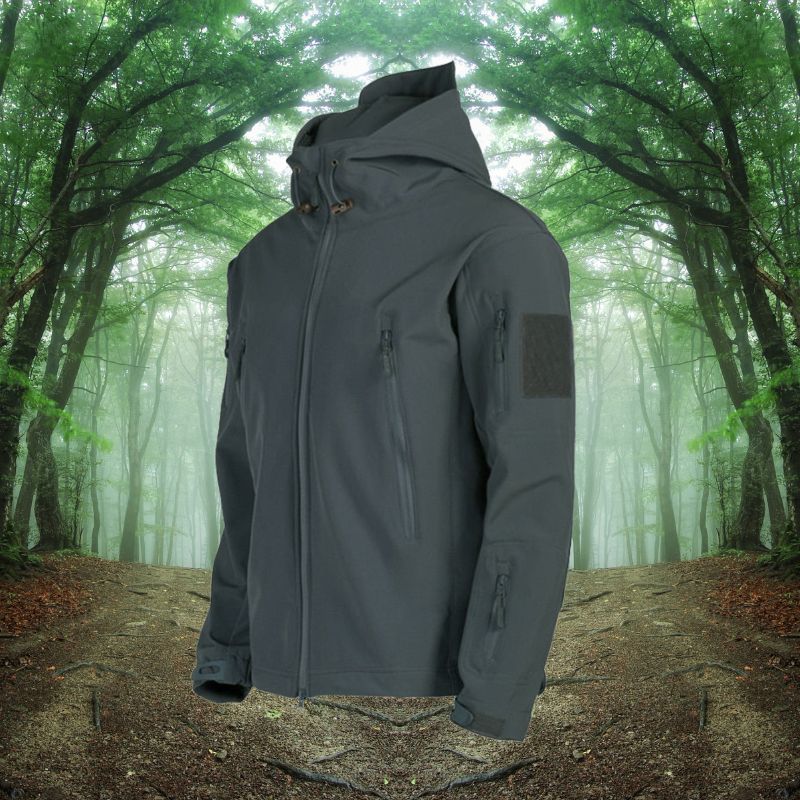 Taktische Mehrzweckjacke Herren, wasserdicht, winddicht & strapazierfähig, ideal für anspruchsvolle Touren.