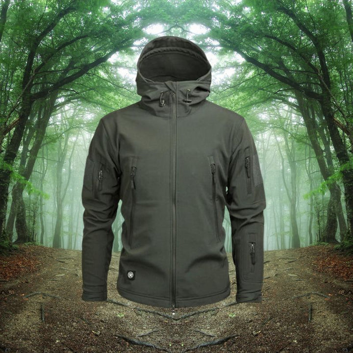 Komfortable Herren Wanderjacke, wasserdicht & winddicht, atmungsaktiv, perfekt für lange Trekking-Touren.