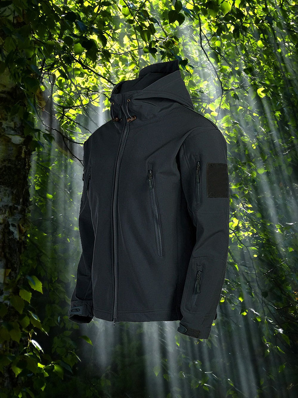 Vielseitige Reisejacke für Herren, wasserdicht & winddicht, leicht und robust für jedes Klima.