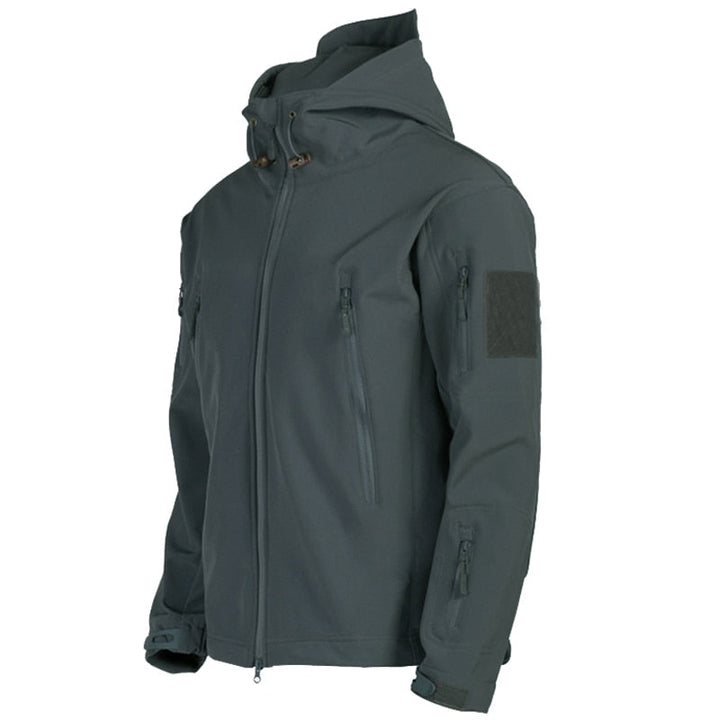Hochwertige Herren Outdoorjacke, wasserdicht, winddicht und atmungsaktiv, für maximalen Schutz.