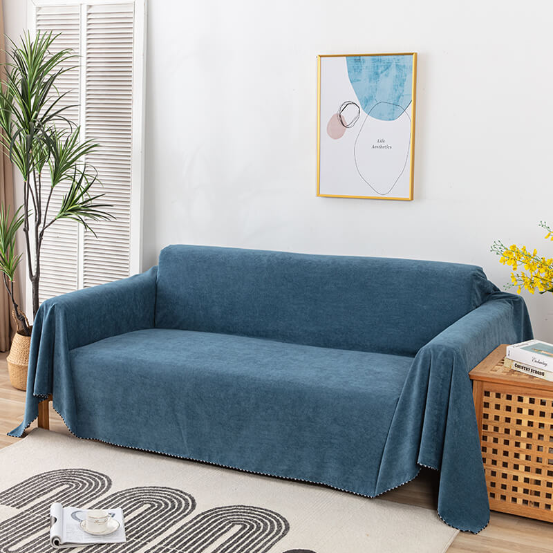 Wasserdichte Jacquard Sofa Wurfdecke für robusten Schutz; pflegeleicht & tierfreundlich.