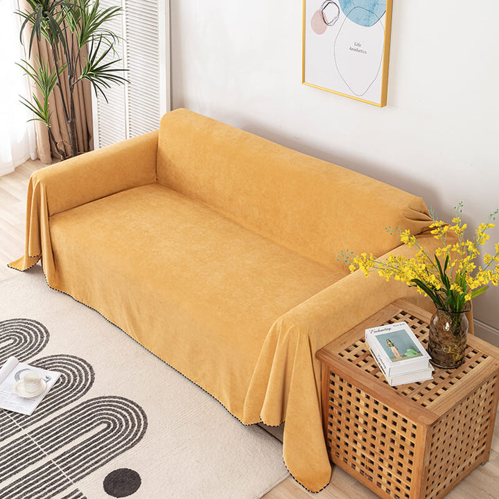Schicke, wasserdichte Sofadecke Jacquard aus Polyester; tierfreundlicher Möbelschutz.