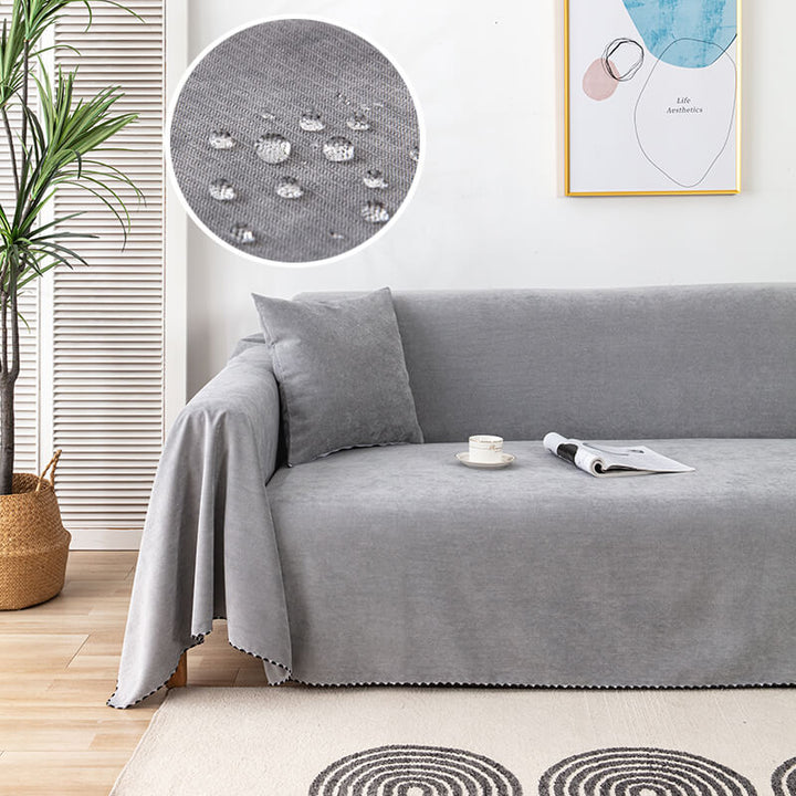 Robuster, wasserdichter Jacquard Couchschutz für Ihr Wohnzimmer; stilvolles Hausdekor.