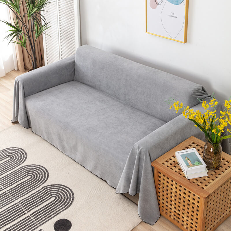 Tierfreundliche, wasserfeste Sofadecke Jacquard für Wohnzimmer; stilvoller Möbelschutz.