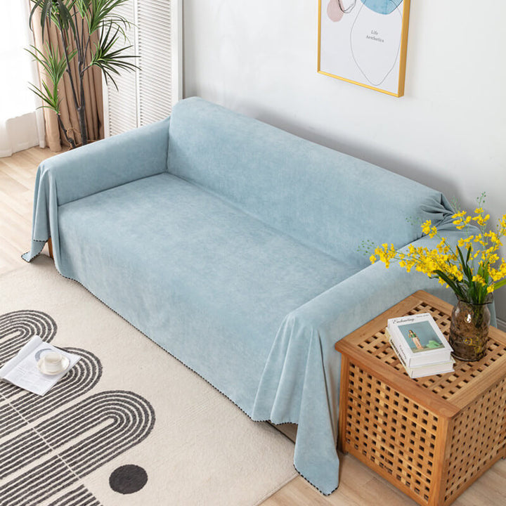 Elegante Jacquard Wurfdecke, wasserfest, rutschfest, schützt Ihr Sofa; modernes Hausdekor.