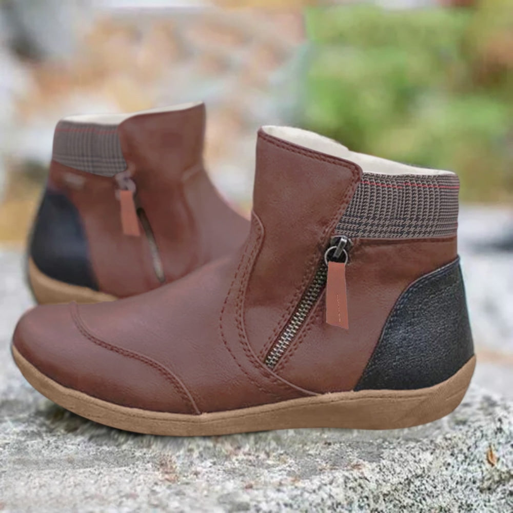 Rutschfeste orthopädische Damen-Winterstiefel, wasserdicht für maximalen Komfort und Fußgesundheit.