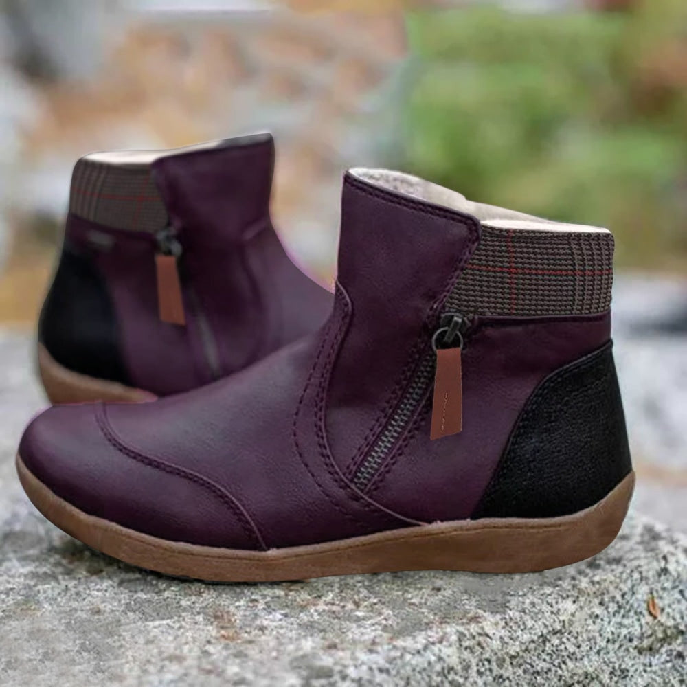Warme, wasserdichte Damenstiefel mit orthopädischem Design – die perfekten Komfortschuhe für Herbst/Winter.