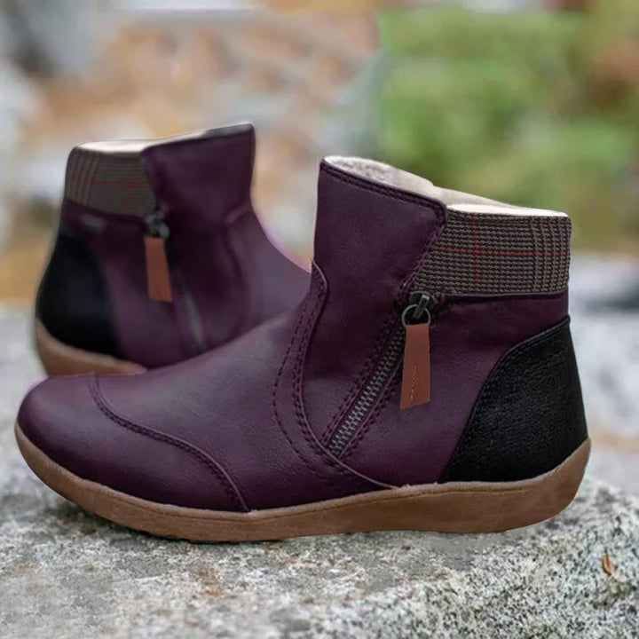 Warme, wasserdichte Damenstiefel mit orthopädischem Design – die perfekten Komfortschuhe für Herbst/Winter.