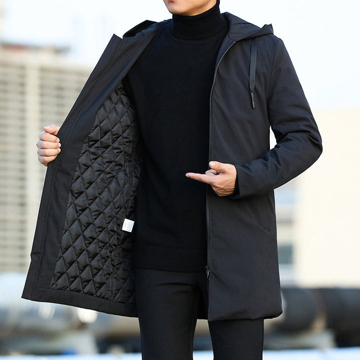 Robuster Herren Allwetter Parka Gabriel, schwarz, wasserdicht & warm. Schützt zuverlässig bei jedem Wetter.