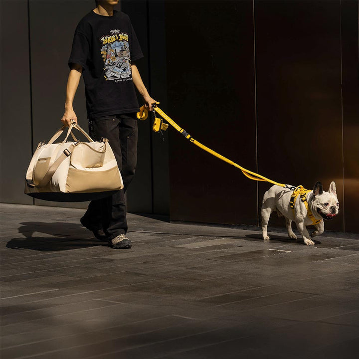 Atmungsaktiver Hunde-Autositz, speziell für kleine Hunde, bietet Sicherheit & Komfort.