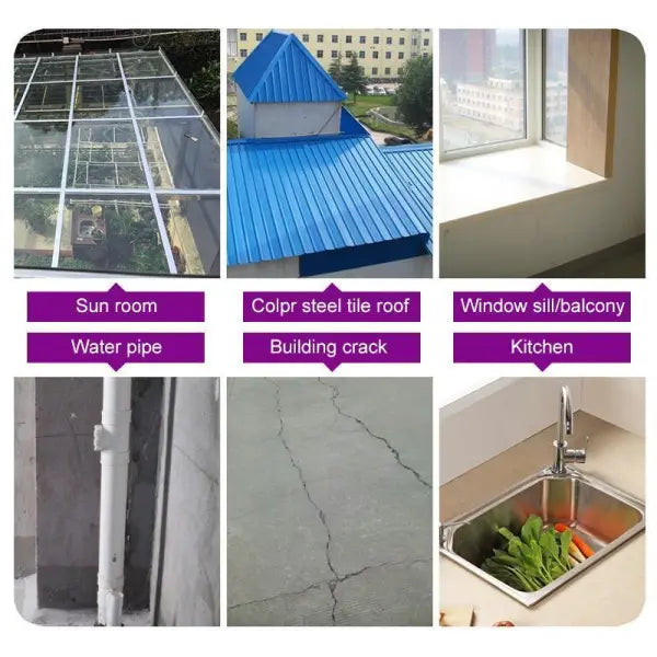 Flexibles, wasserdichtes Butyl Reparaturband. Selbstklebende Aluminiumfolie für Notfallreparaturen bei extremen Temp.