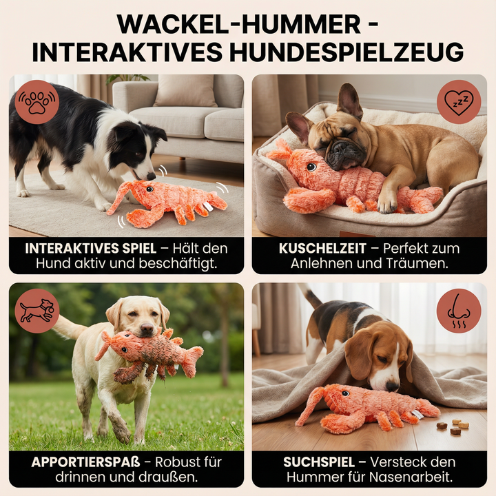 Dieses Wackel-Hummer Hundespielzeug bietet interaktiven Spielspaß. Robustes Design für langanhaltende Freude.