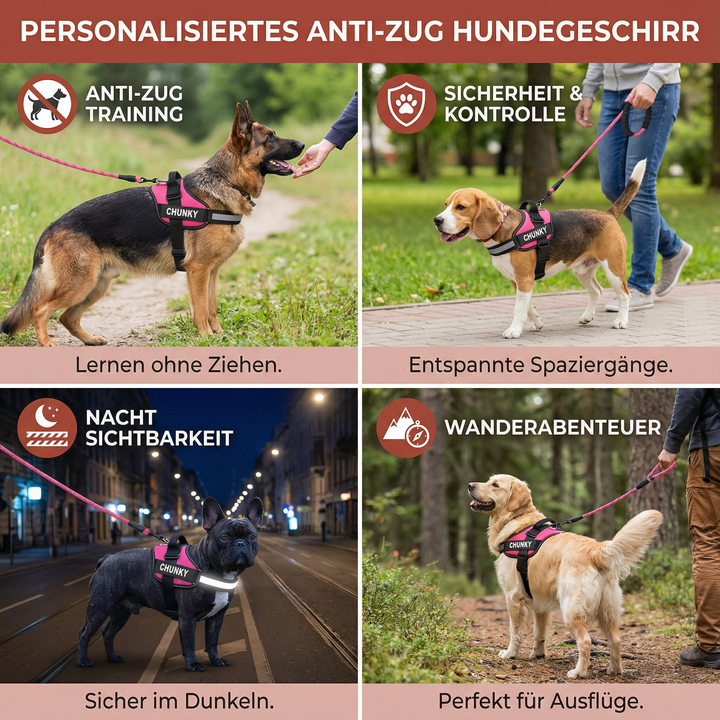 Ergonomisches Anti-Zug Hundegeschirr für maximalen Komfort & stressfreies Gassigehen.
