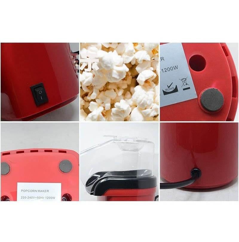 Gesunde Popcornmaschine mit Heißluftfunktion für leckeres, ölfreies Popcorn – der perfekte Snack.