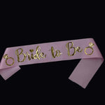 Pink Bride to Be Gold Diamond Ringe