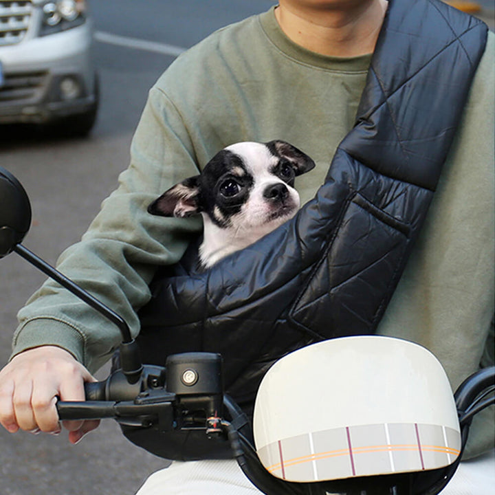 Plüsch-Tragetasche für Haustiere, besonders weich und warm, ideal für sicheren Transport von Hund/Katze.