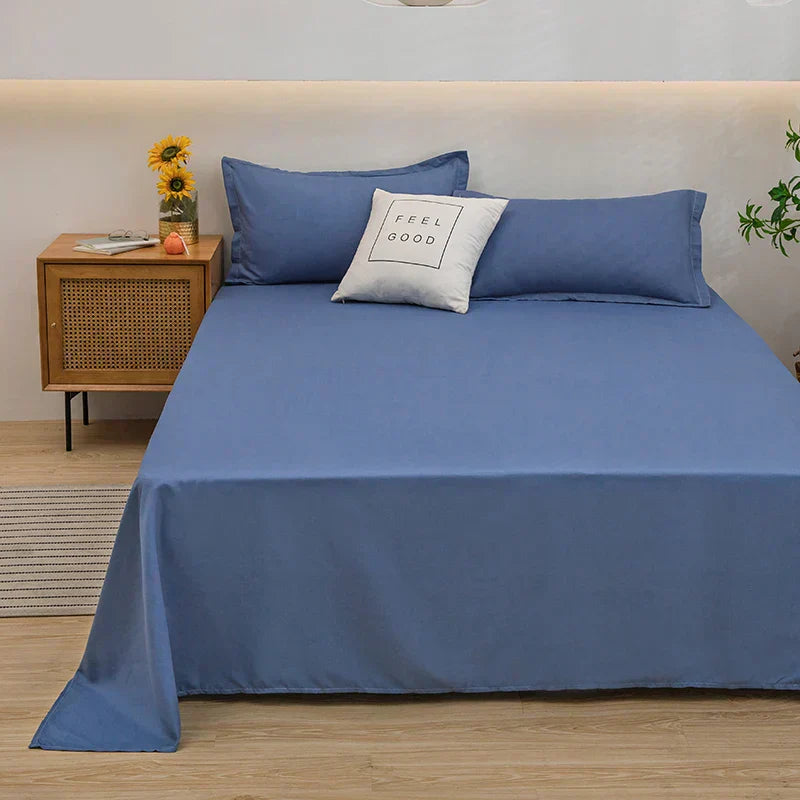Einladung zum Träumen: Weicher, atmungsaktiver SoftLuxe Leinen-Bettbezug. Ultimativer Schlafkomfort garantiert.
