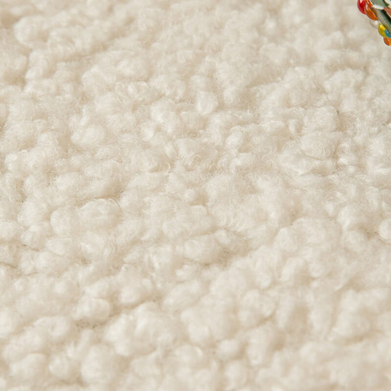 Warmer Teddyfleece Sofabezug, gemütlich und dekorativ, ideal als Schutz für Sofakissen.