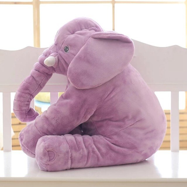 Vielseitiges Plüsch Elefanten Kuschelkissen. Spielzeug, Schlafhilfe und Dekokissen für Babys & Kinderzimmer.