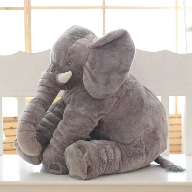 Gemütliches Plüsch Elefanten Kuscheltier 40cm. Perfekte Schlafhilfe und weiches Kissen für süße Träume von Babys.