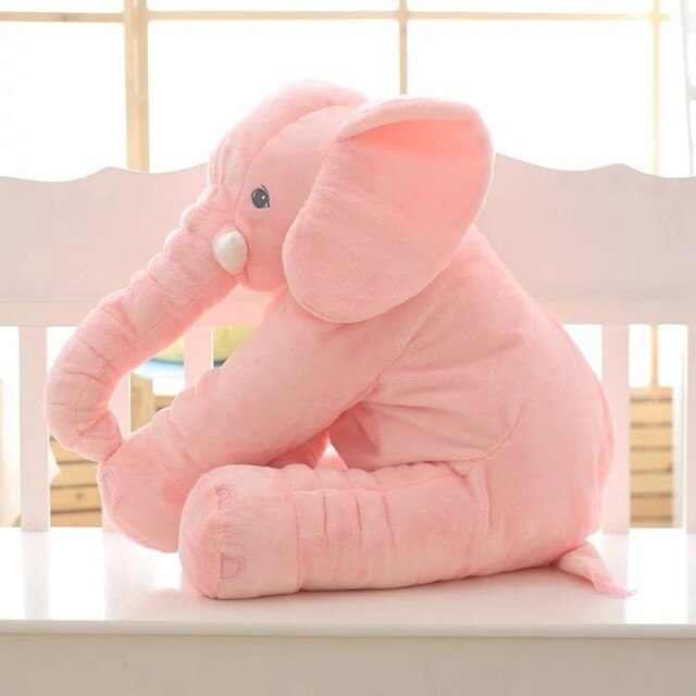 Plüschtier Elefant 40cm. Weiches Kuschelkissen für Babys & Kinder. Perfektes Spielzeug & Geschenk zur Geburt.