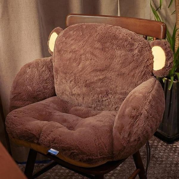 Vielseitiges Plüschkissen: Tier-Design, ideal als Sitzkissen, Bodenkissen oder dekoratives Element.