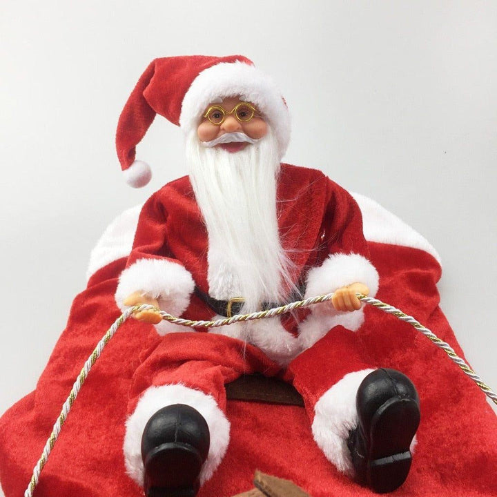 Weihnachtliches Hundekostüm mit liebevollen Details, passend zum festlichen Anlass.