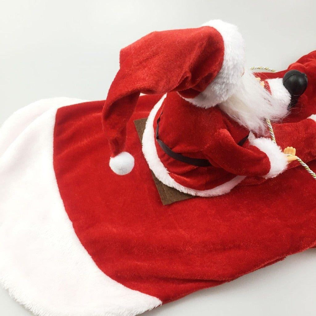Das ideale Weihnachtskostüm, um deinen Hund in einen charmanten kleinen Weihnachtsmann zu verwandeln.