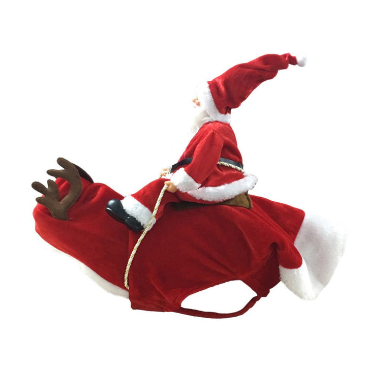 Bequemes Weihnachtsmann-Outfit für Hunde – perfekt für gemütliche Stunden und festliche Anlässe.