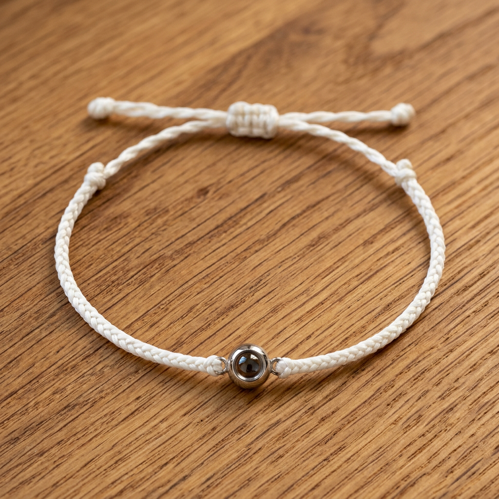 Zeigen Sie Ihre Tierliebe mit diesem personalisierten Haustier-Foto-Armband, stilvoll.