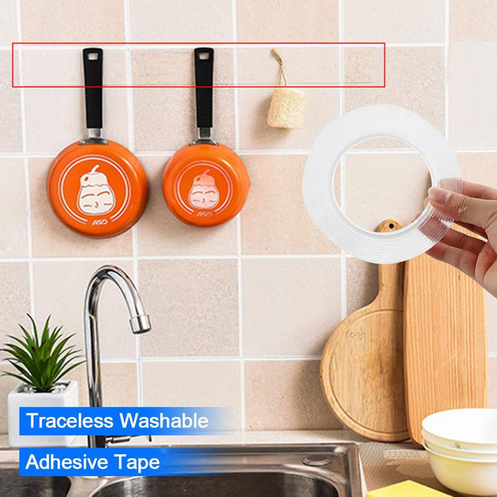 Innovatives doppelseitiges Montageband für flexible Anwendungen. Transparent, wasserfest & super stark haftend.