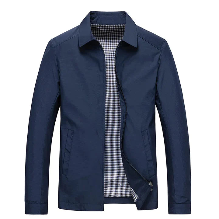 Bequeme Herren Freizeitjacke, winddicht & leicht. Moderne, wasserabweisende Übergangsjacke für Herrenmode.