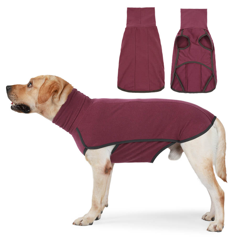 Robustes Hundezubehör: Winddichter, wasserabweisender Hundemantel für große Hunde. Hält trocken & warm.
