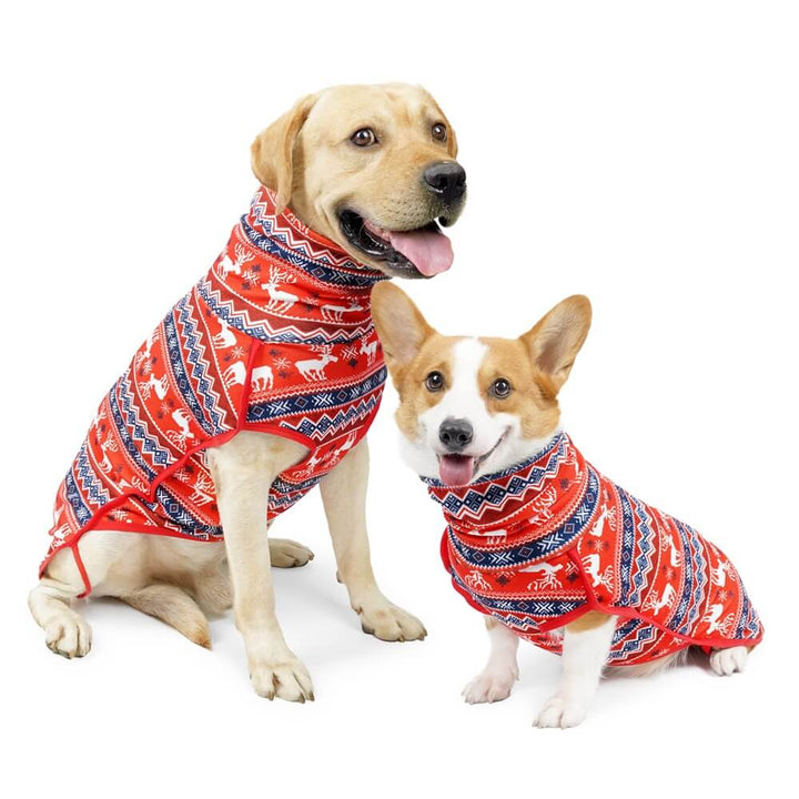 Stylisches Hundeoutfit für große Hunde. Winddichter, wasserabweisender Hundemantel für optimalen Schutz.