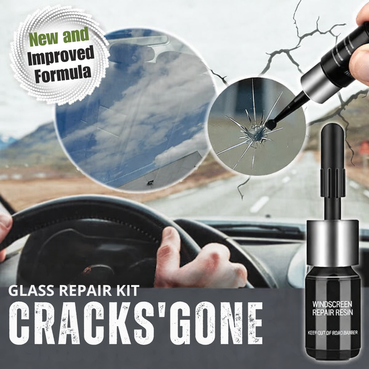 DIY Windschutzscheiben Reparaturkit. Schnelle, einfache Selbstreparatur von Steinschlägen & Glasbruch am Autoglas.
