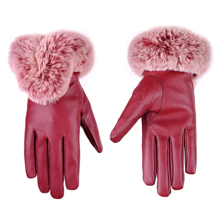 Komfortable Damenhandschuhe (Einheitsgröße) für den Winter. Kuschelig, warm und modebewusst.
