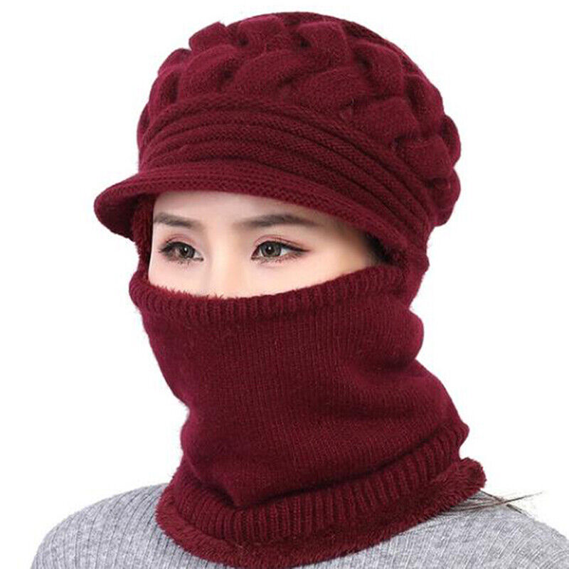 Unisex Winterset: Kuschelig-warme Mütze & Schal in trendigen Farben für Damen & Herren. Ideal für kalte Tage.