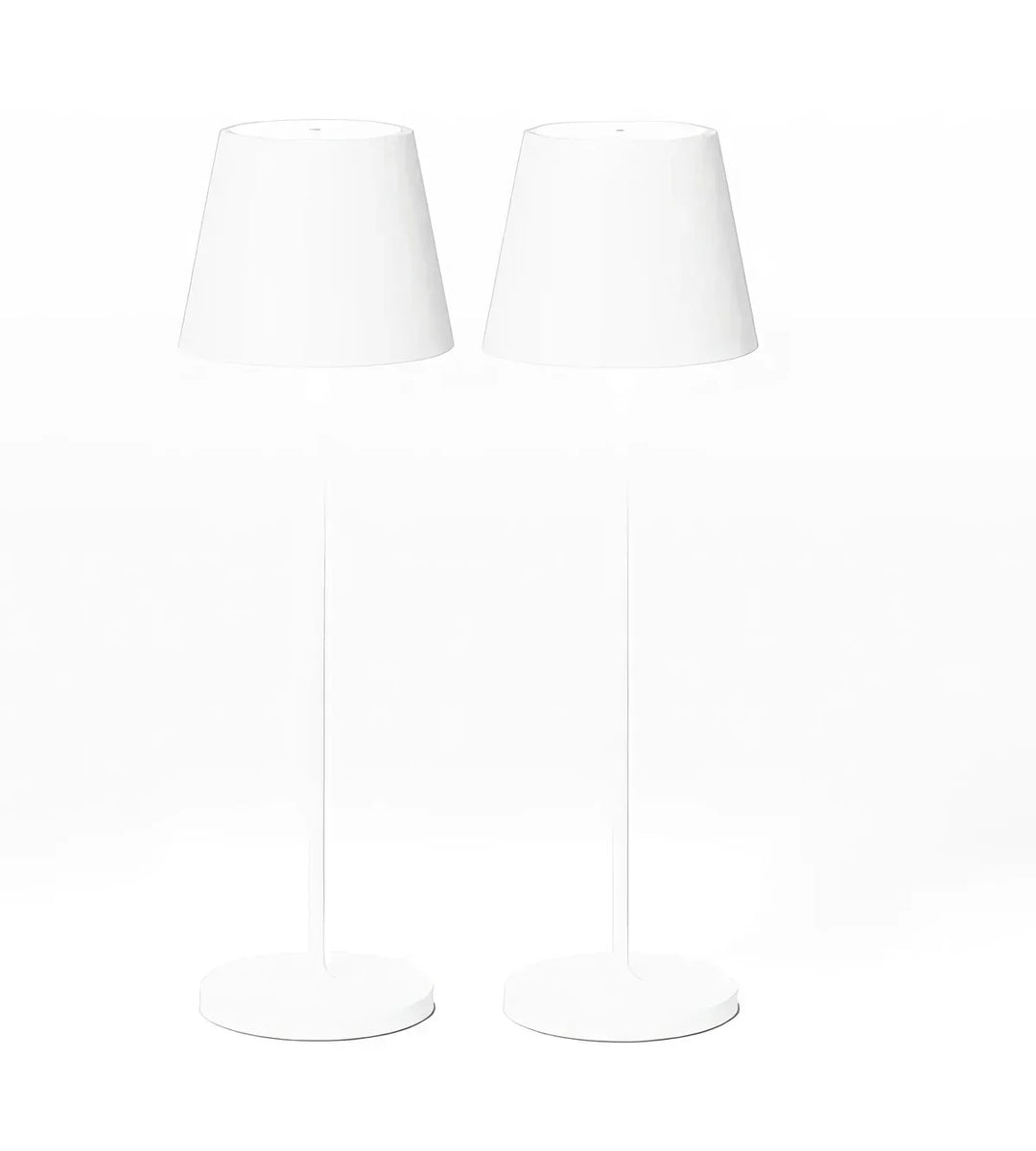 Elegante, dimmbare LED Tischlampe. Tragbar, kabellos, Akku-betrieben. Perfekt als Deko- & Outdoor-Lampe.
