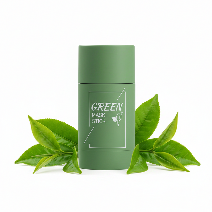 Grüne Teestick Gesichtsmaske mit Retinol zur Klärung und Glättung der Haut für Damen.