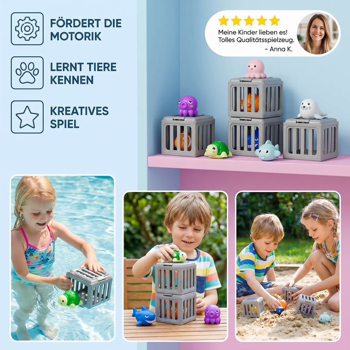 Spannendes Tauchspielzeug für Kinder, sorgt für Unterwasser-Spielspaß & Abenteuer beim Schwimmen im Pool.