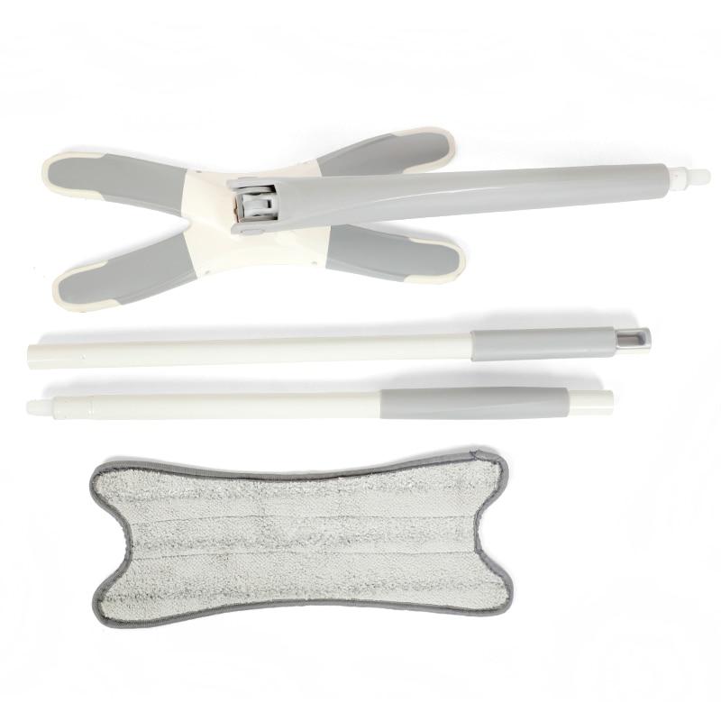 Schonender X-Typ Flachmopp mit Mikrofaser für optimale Bodenpflege ohne Kratzer auf empfindlichen Oberflächen.
