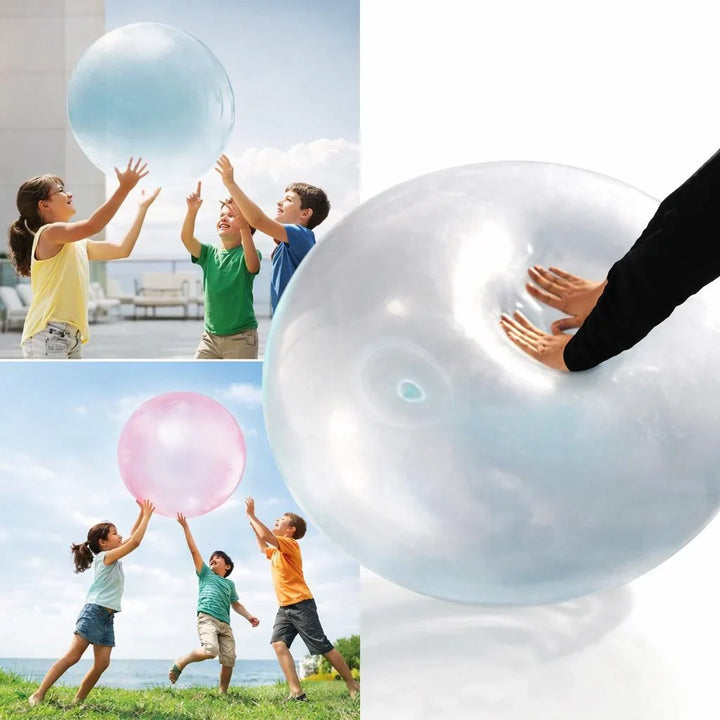 Robuster Gummiball für Kinder; aufblasbarer Spielball aus TPR-Material für langen, sicheren Spaß.