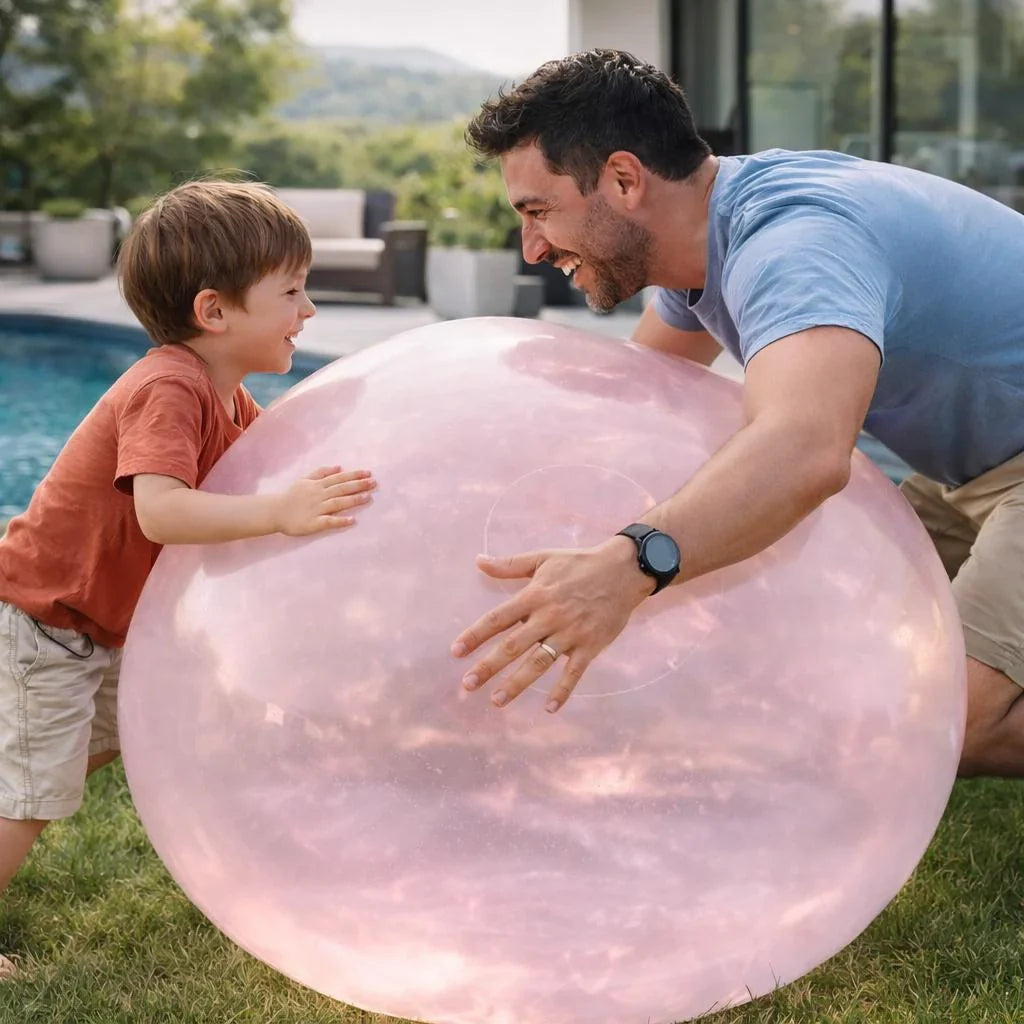 Aufblasbarer, langlebiger Gummiball aus TPR-Material; perfektes Outdoor-Spielzeug für Garten & Strand.